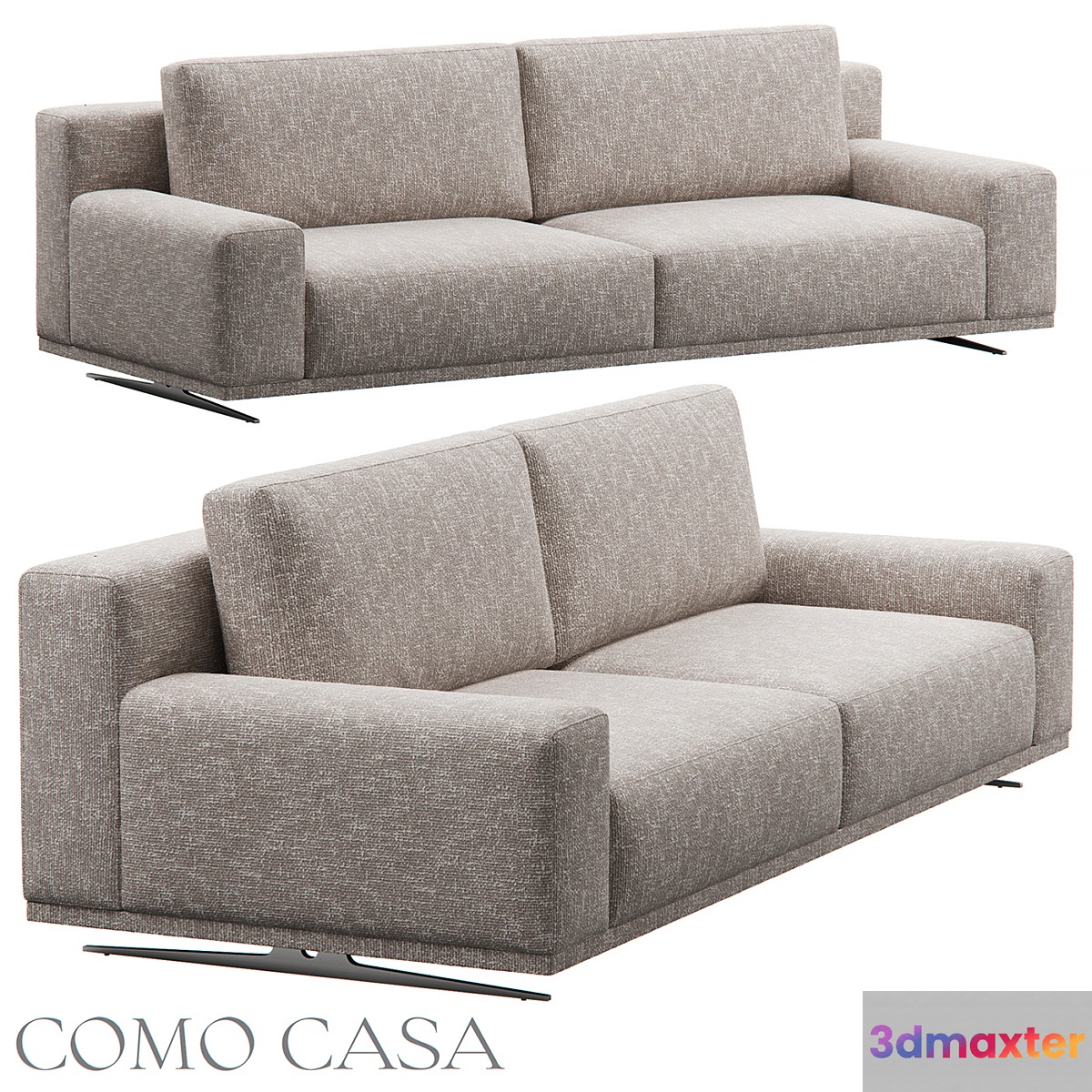 Lana 2 sections sofa from Como Casa - No.2 3D Max
