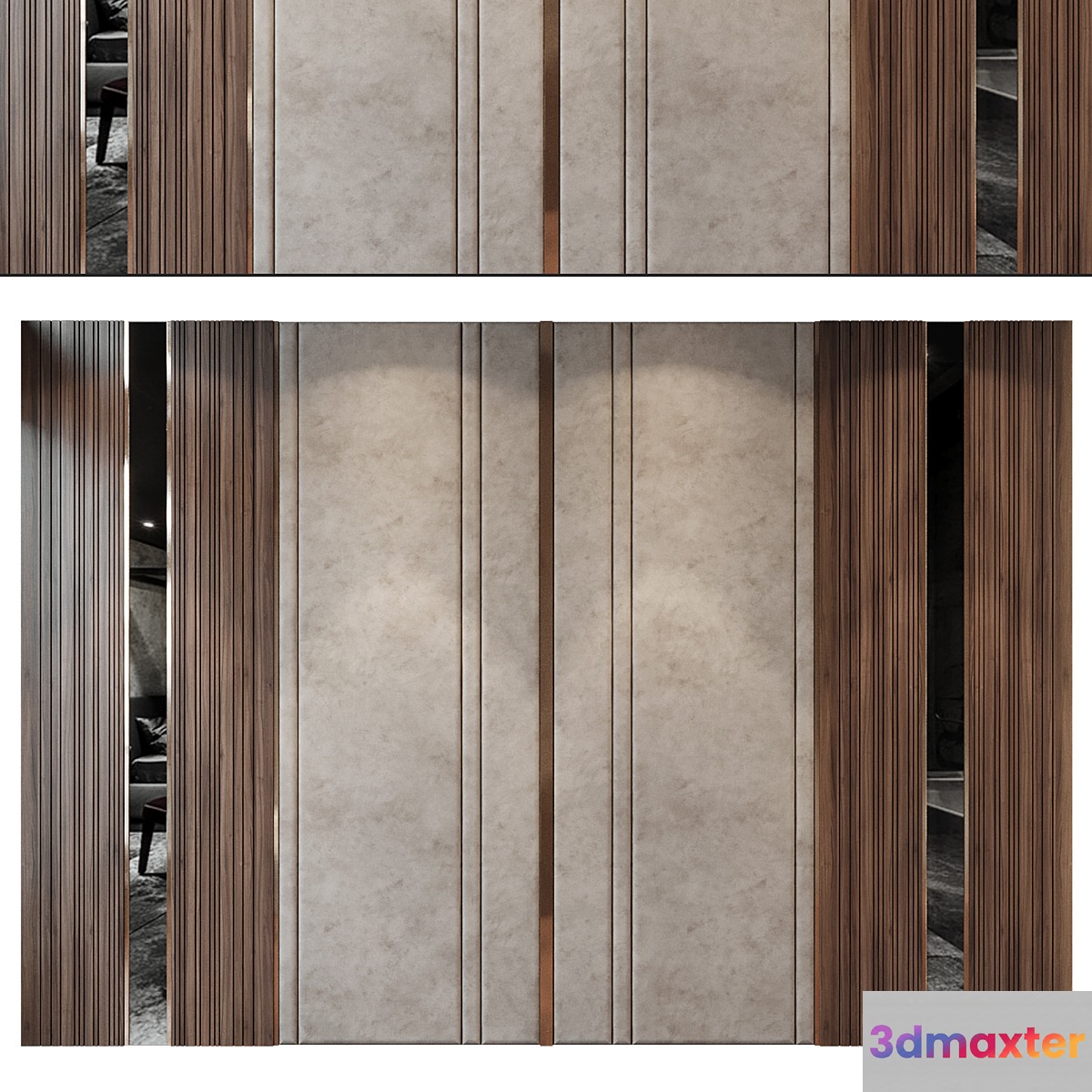 wall panels | set 257 3D Max