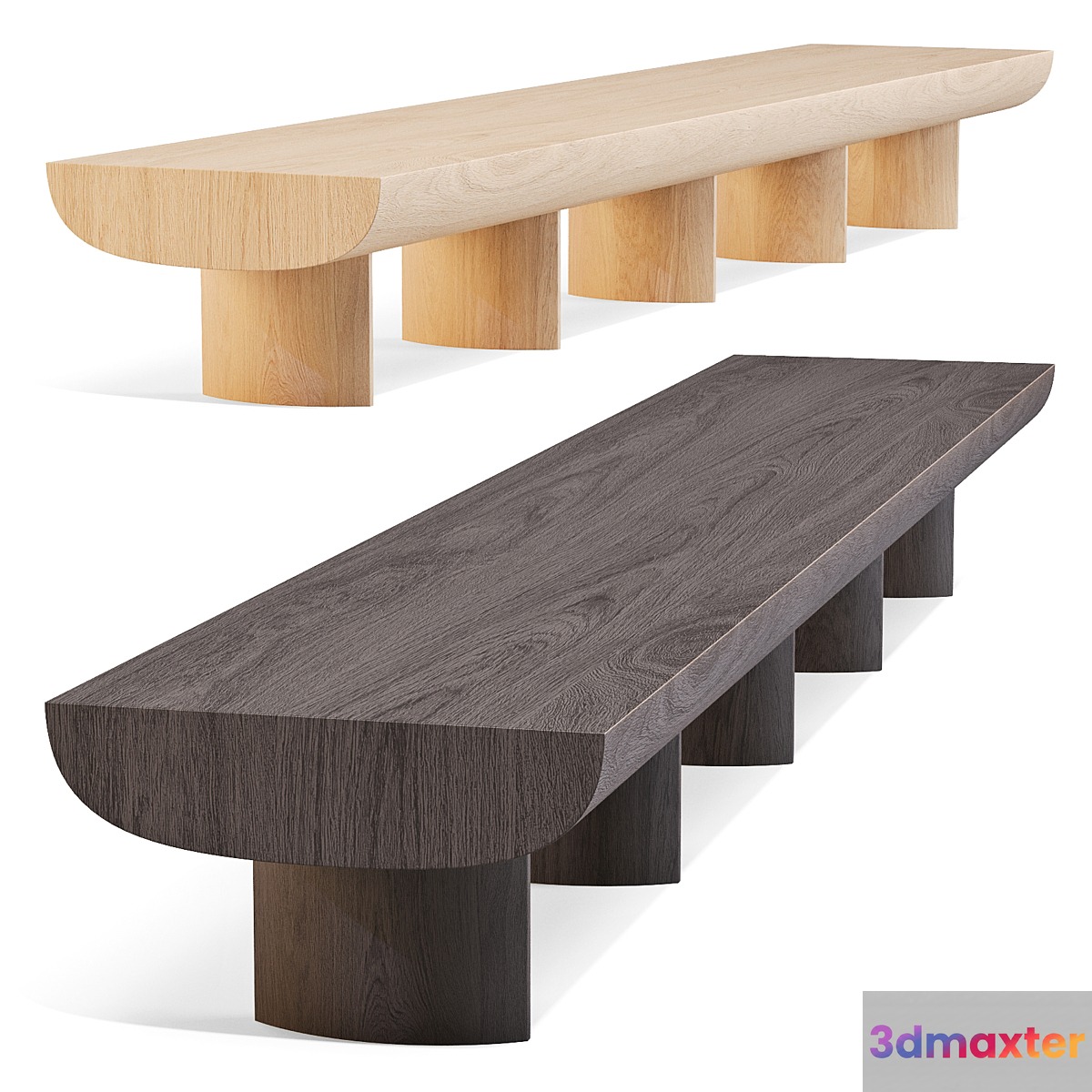 Bonaldo: Sculptural - TV Stand - Bench - No.2 3D Max