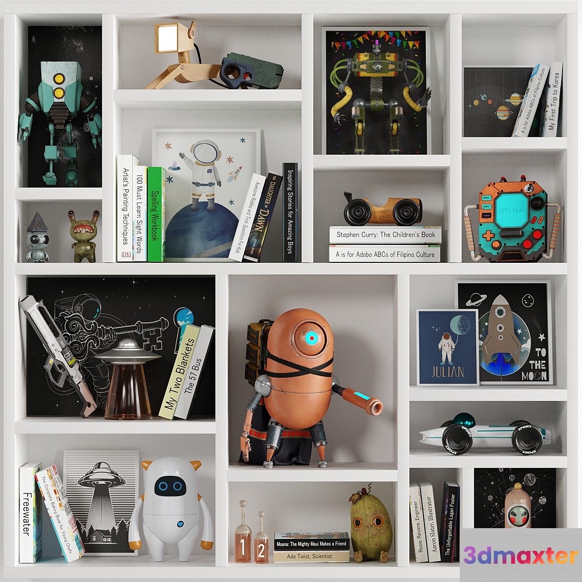 Children Room Set 6 Scifi Set 3D Max