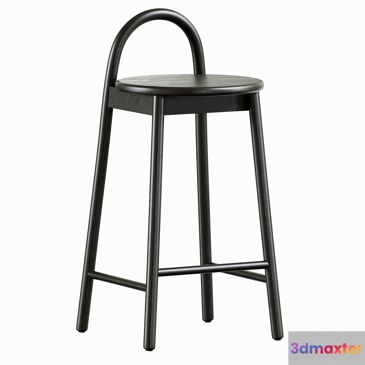 bar stool Circle 3D Max