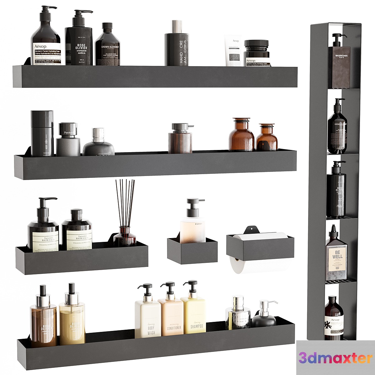 Bathroom Accessories 77 3D Max
