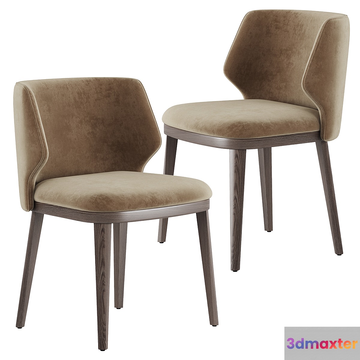 Lum bridge dining chair - No.2 3D Max
