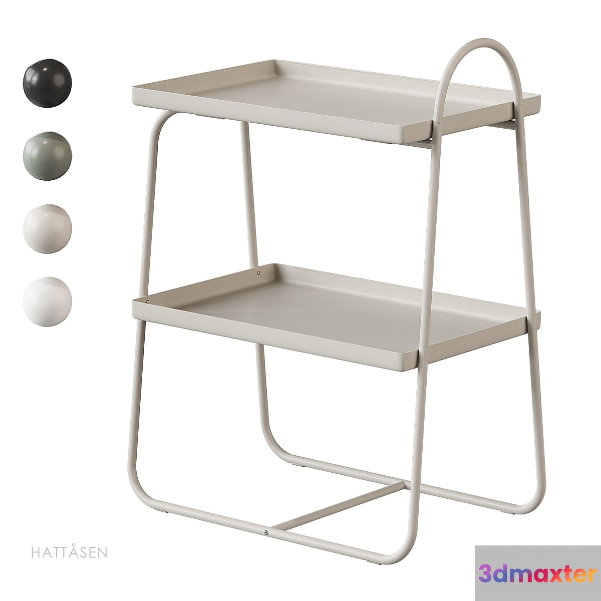 HATTASEN IKEA side table 3D Max