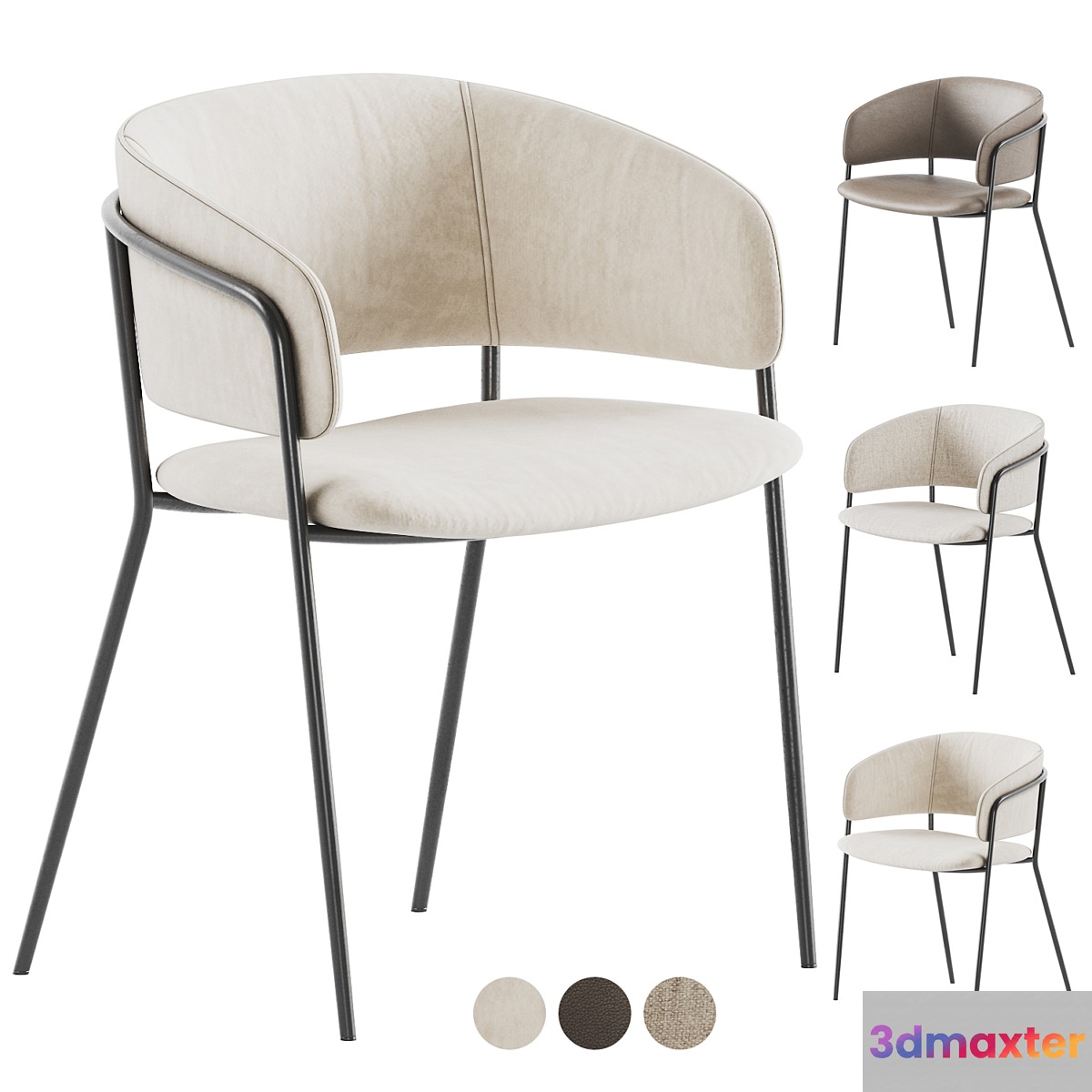 Runnie Chair Kave Home - No.2 3D Max