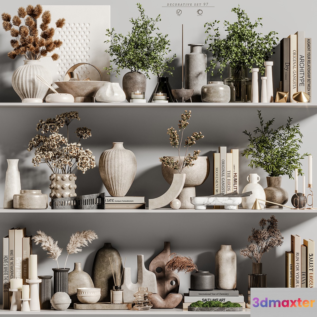 decorative set 97 3D Max