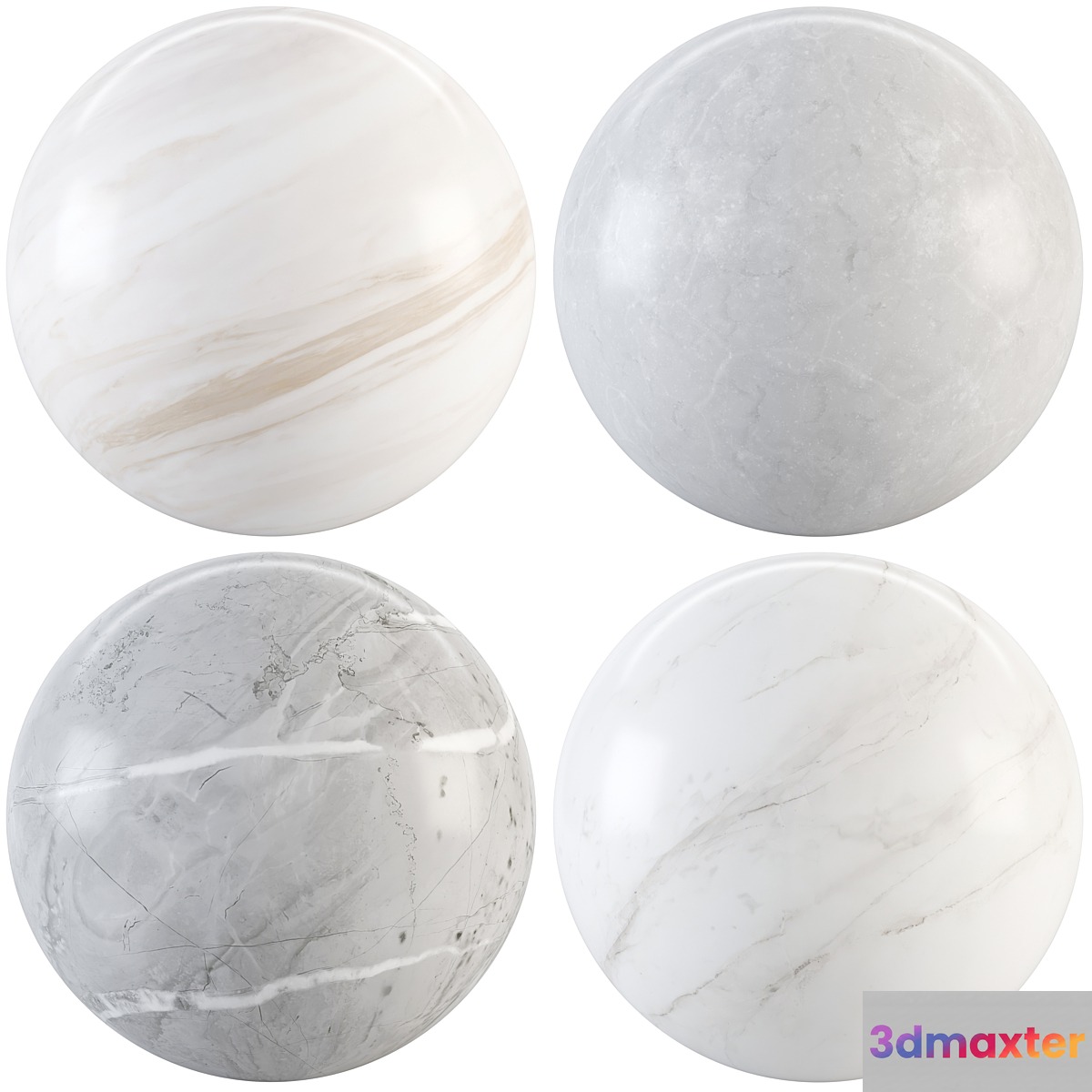 Collection Marble 103 (Gray MarbleVilloresiStellarSalisbury) 3D Max