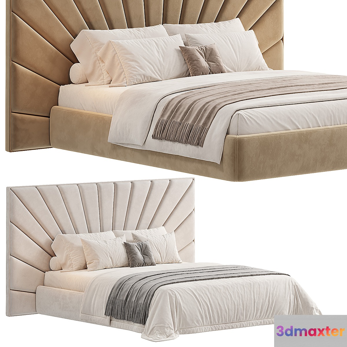 NICE Bed 3D Max