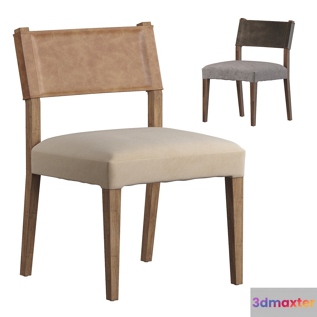 Ferris Dining Chair Winchester Beige 3D Max