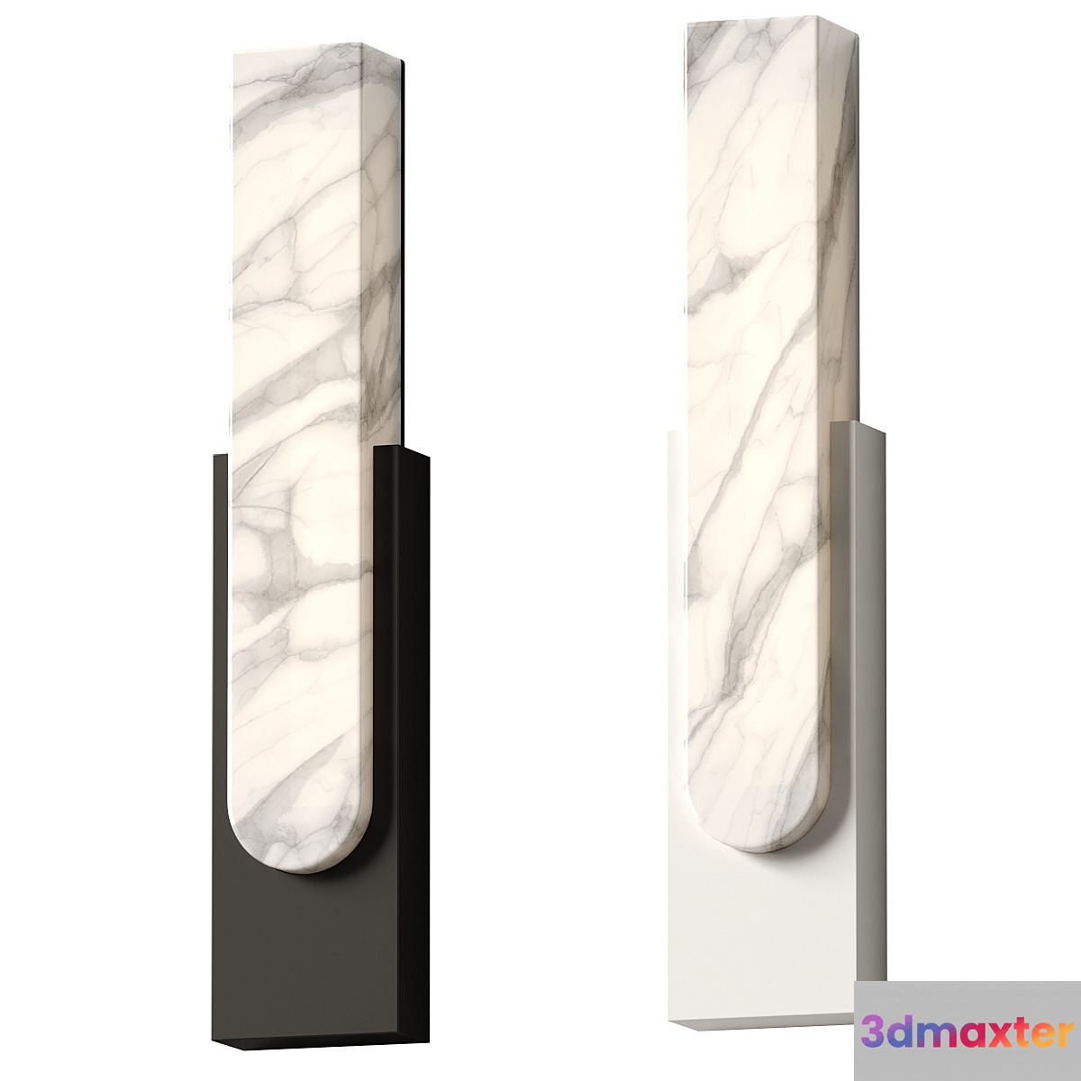 Elvi Home - Marta Marble Wall Lamp 3D Max