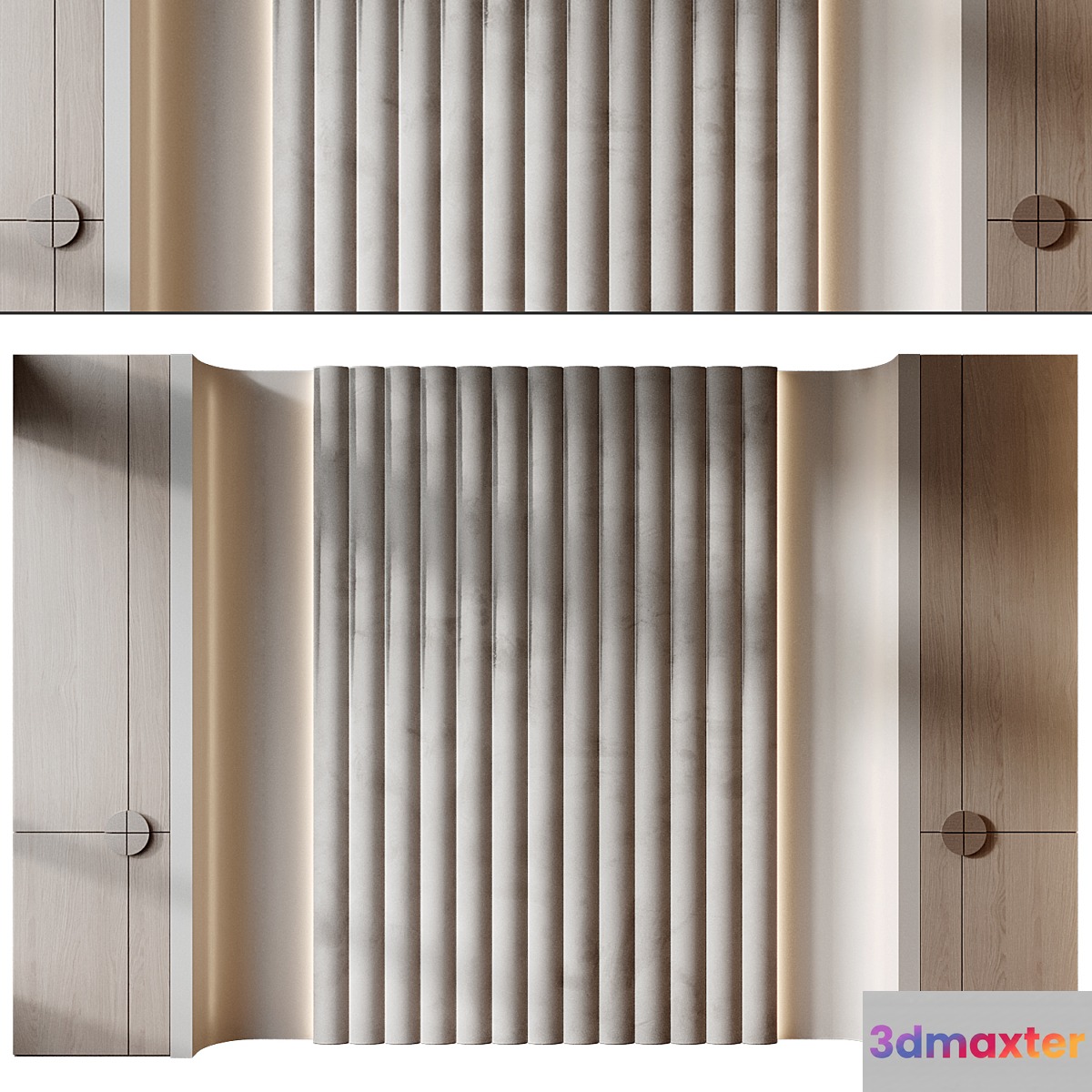 wall panels | set 261 3D Max
