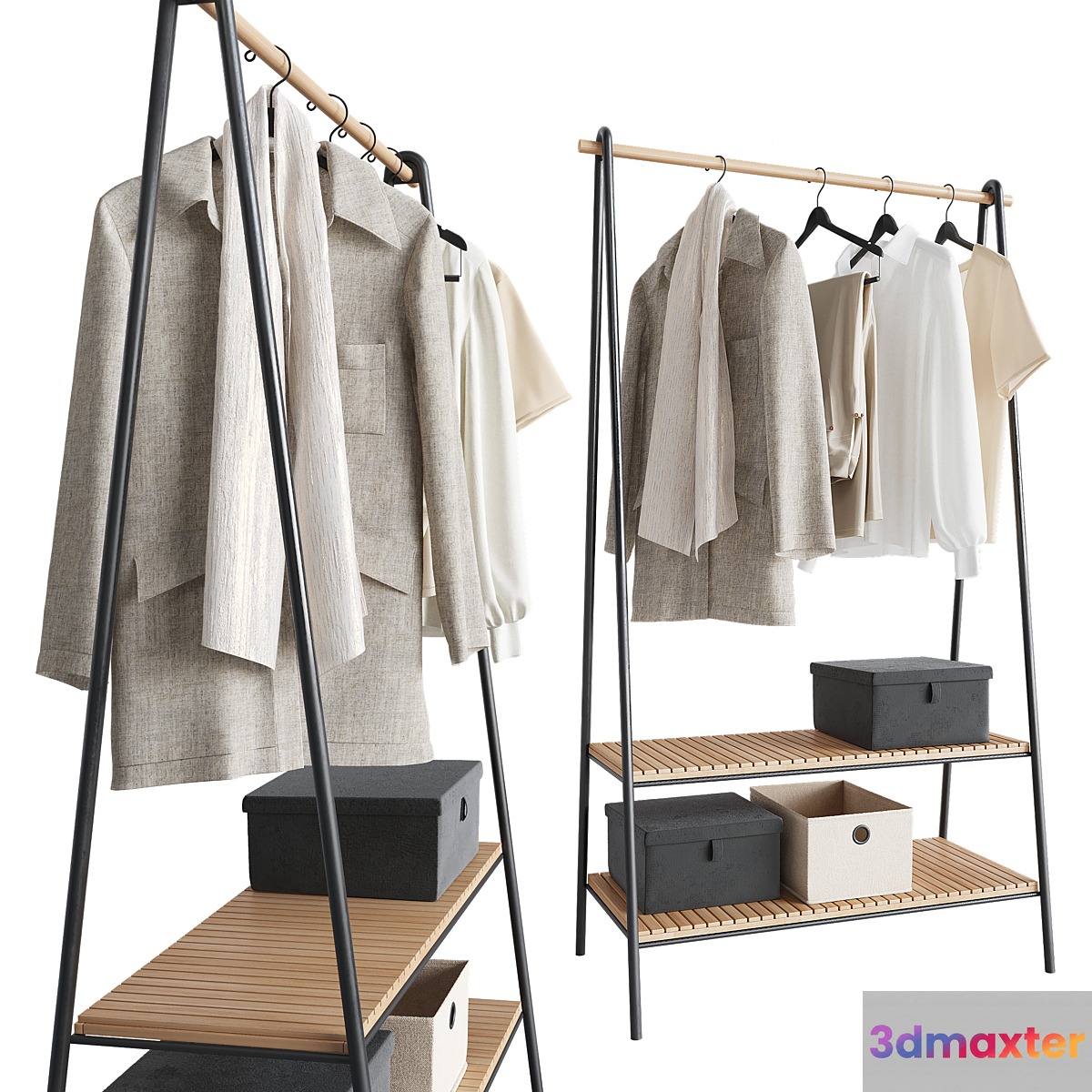 Woman Clothes Set 10 3D Max