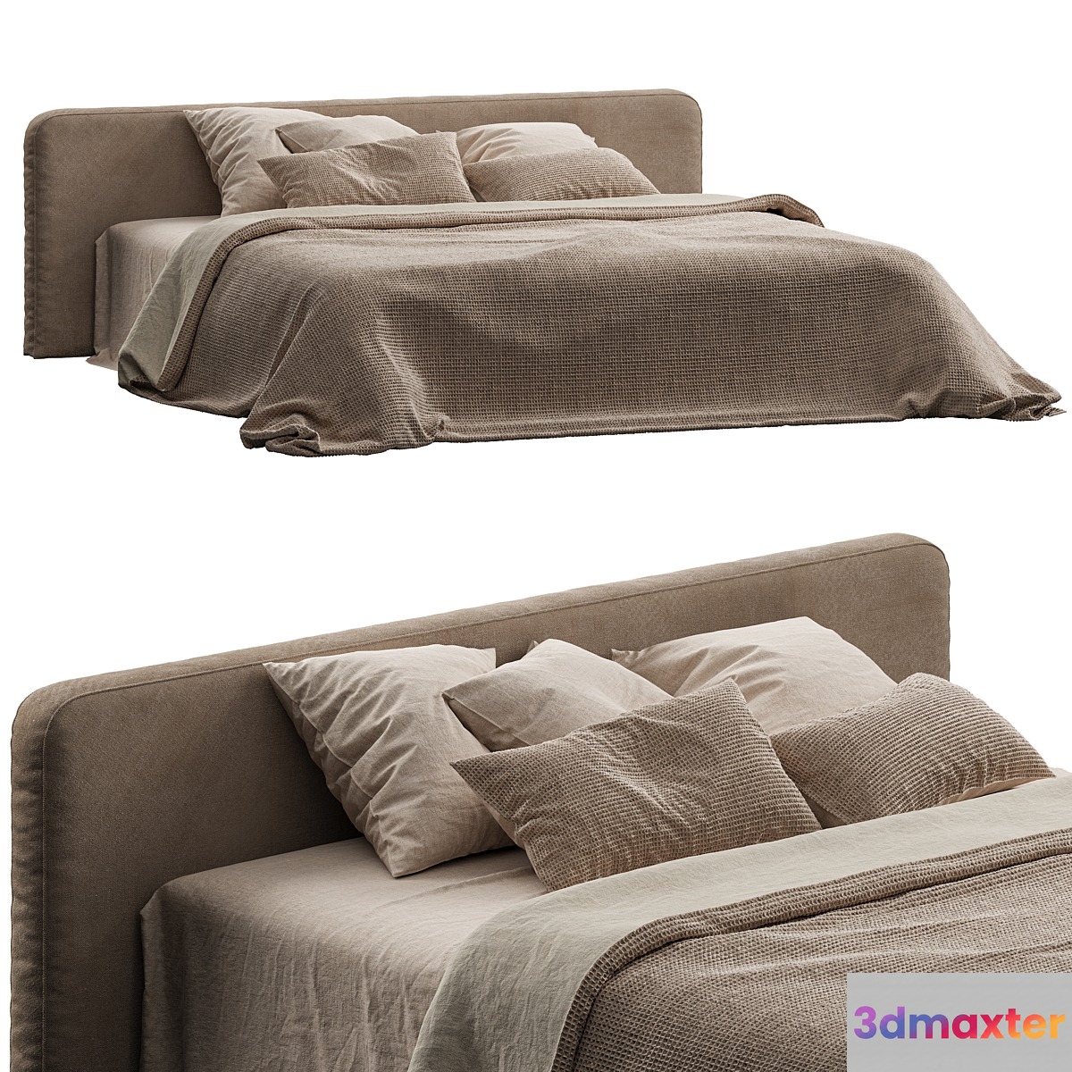 Bedding Magic Linen 3D Max