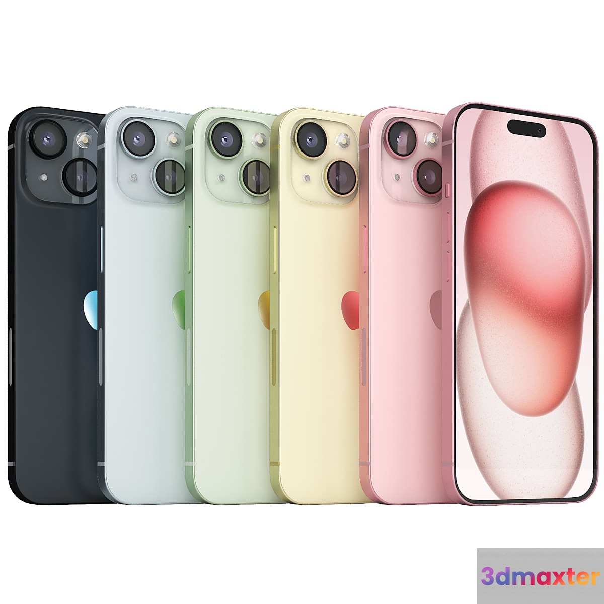 iPhone 15 3D Max