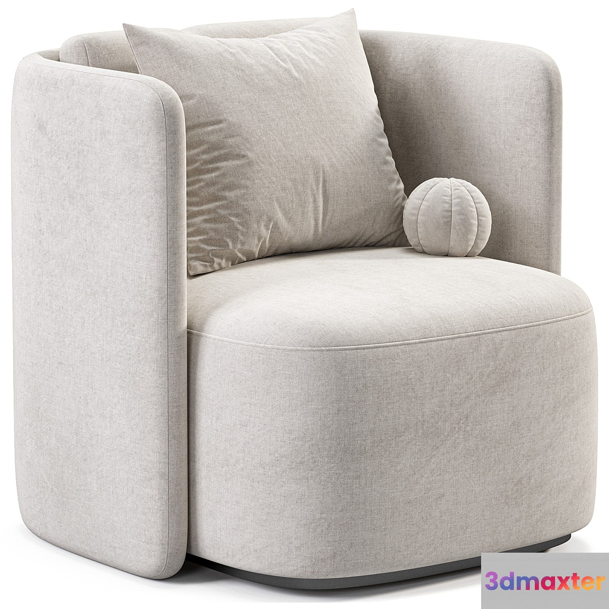 Verellen Hudson Swivel Club Chair 3D Max