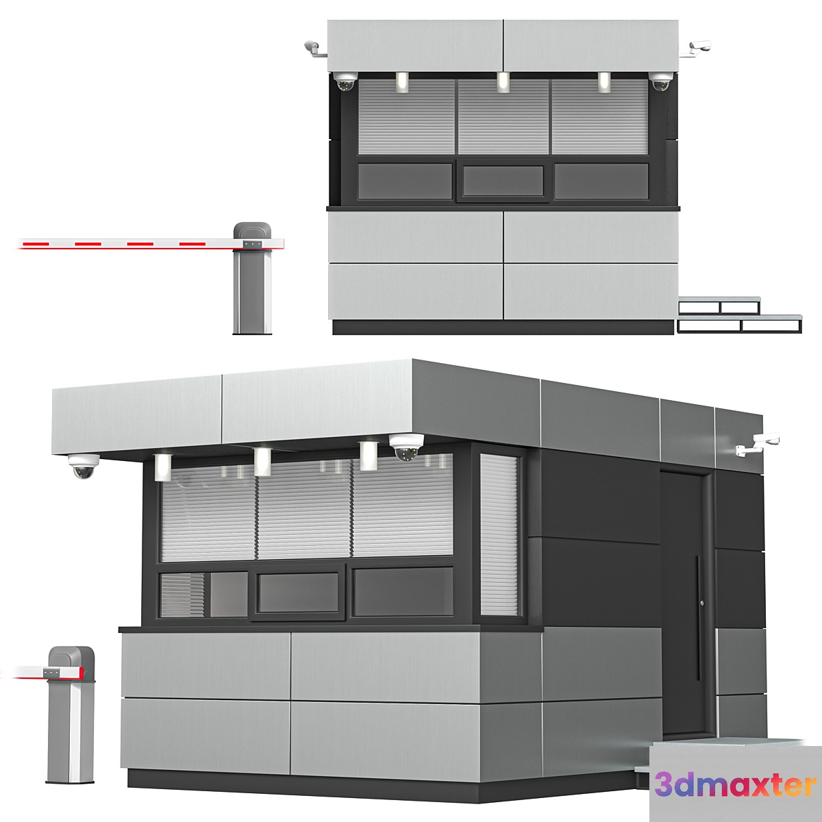 Security room M01 3D Max