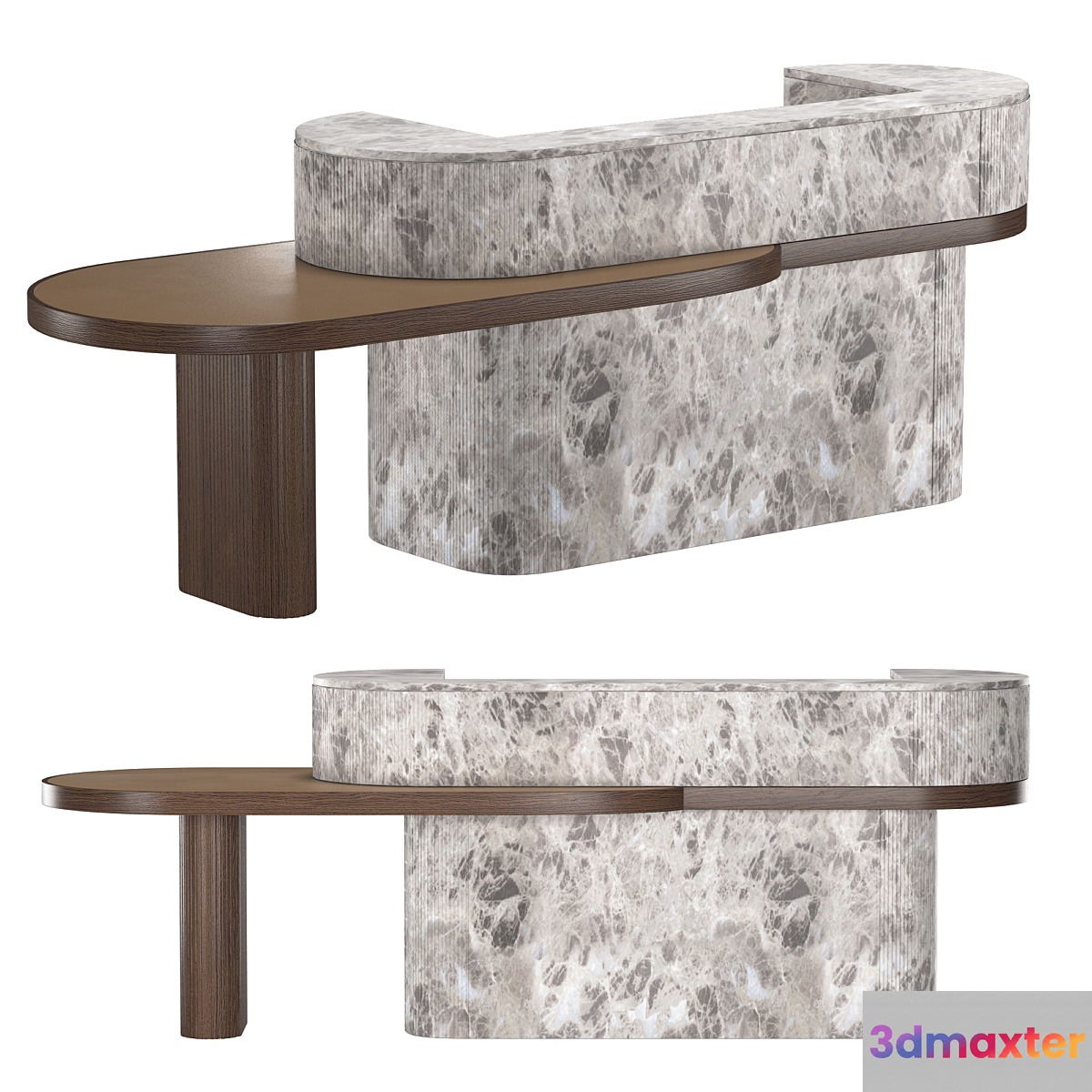Reception desk 006 3D Max