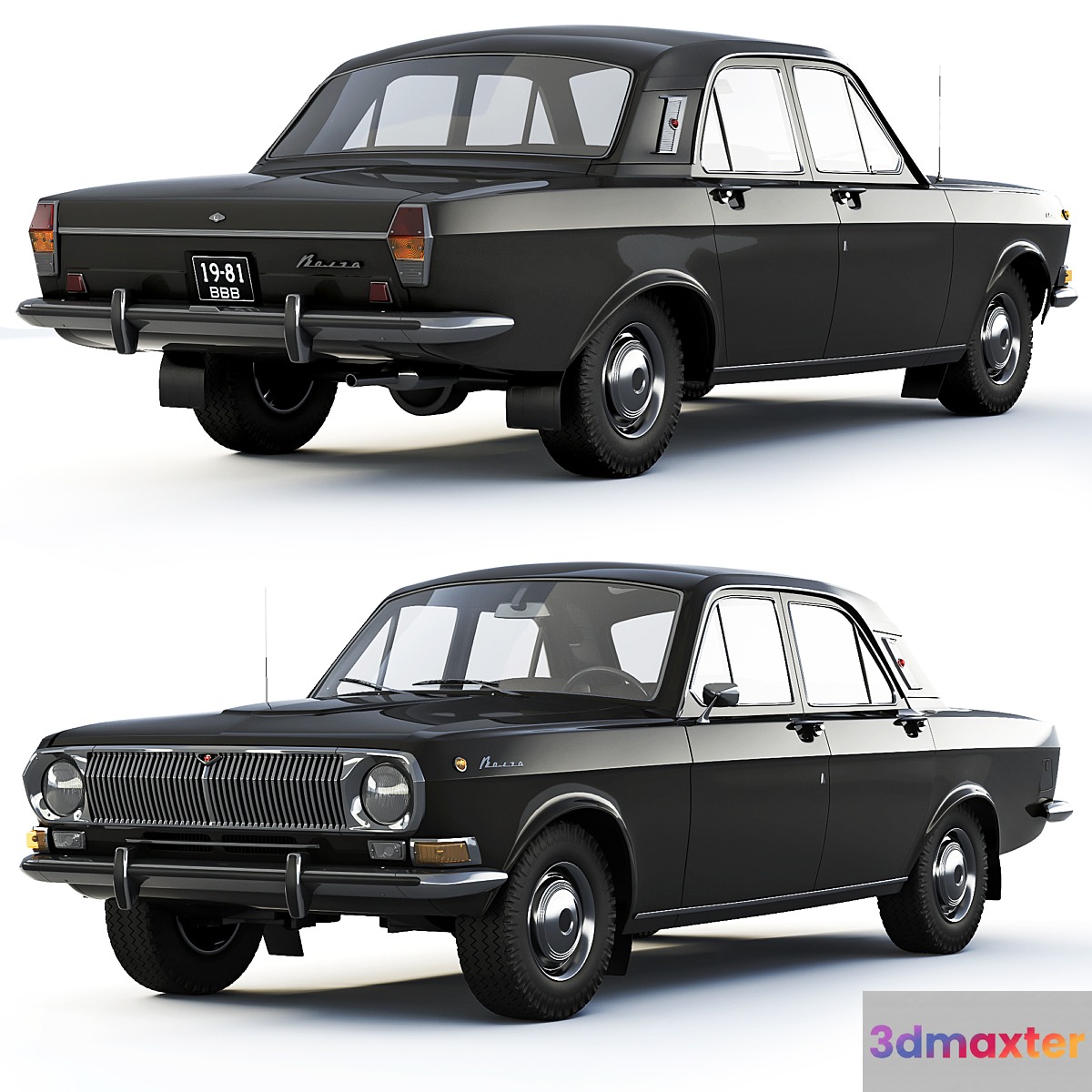 GAZ-24 Volga 1968 3D Max