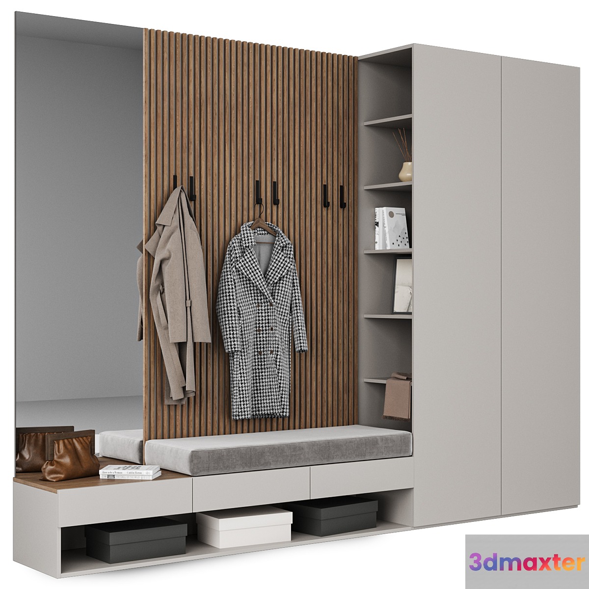 Hallway 010 3D Max