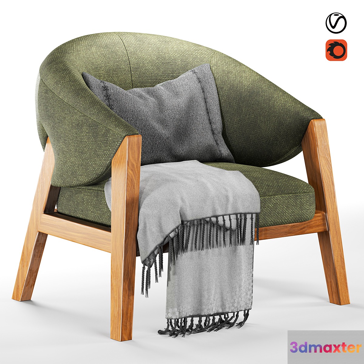 bruno moinard apora armchair 3D Max
