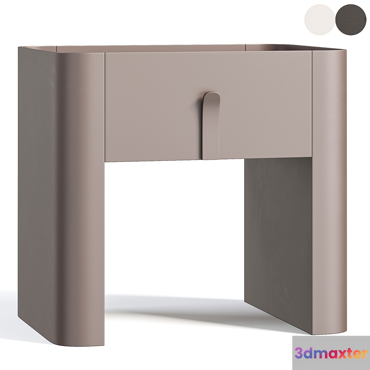 RIC Bedside table By Como Furniture 3D Max