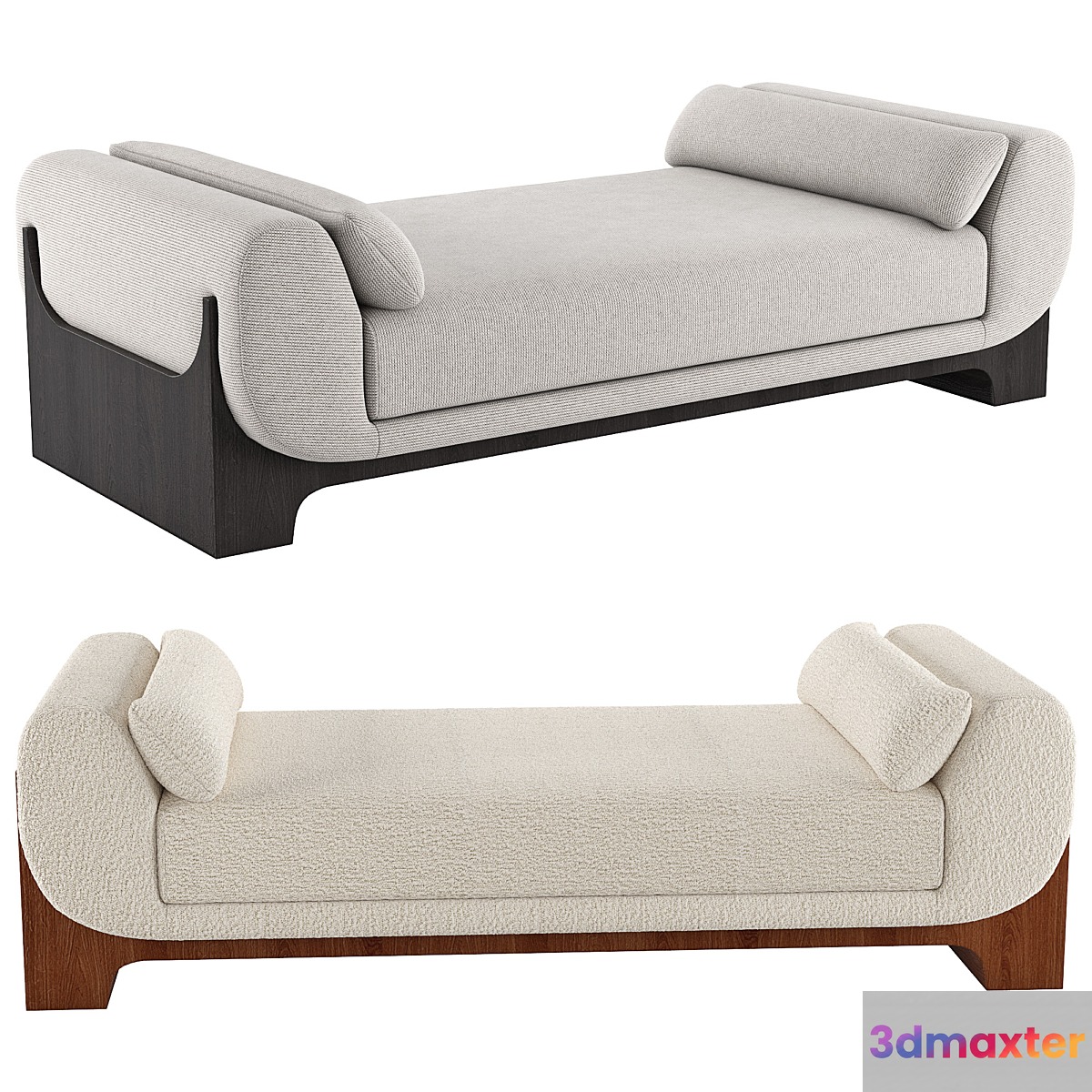 Beaufort Boucle Daybed 3D Max