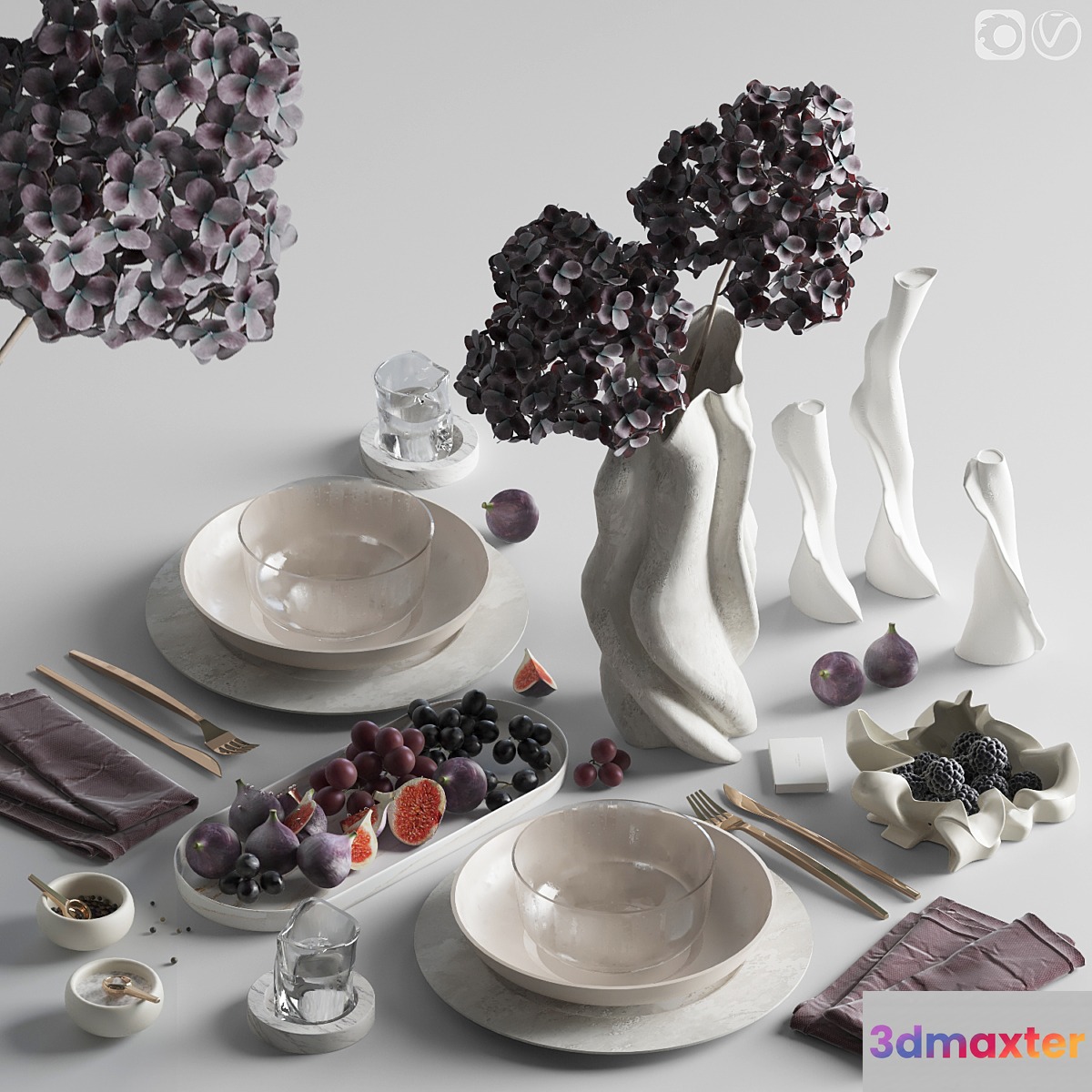 Table setting 86 3D Max