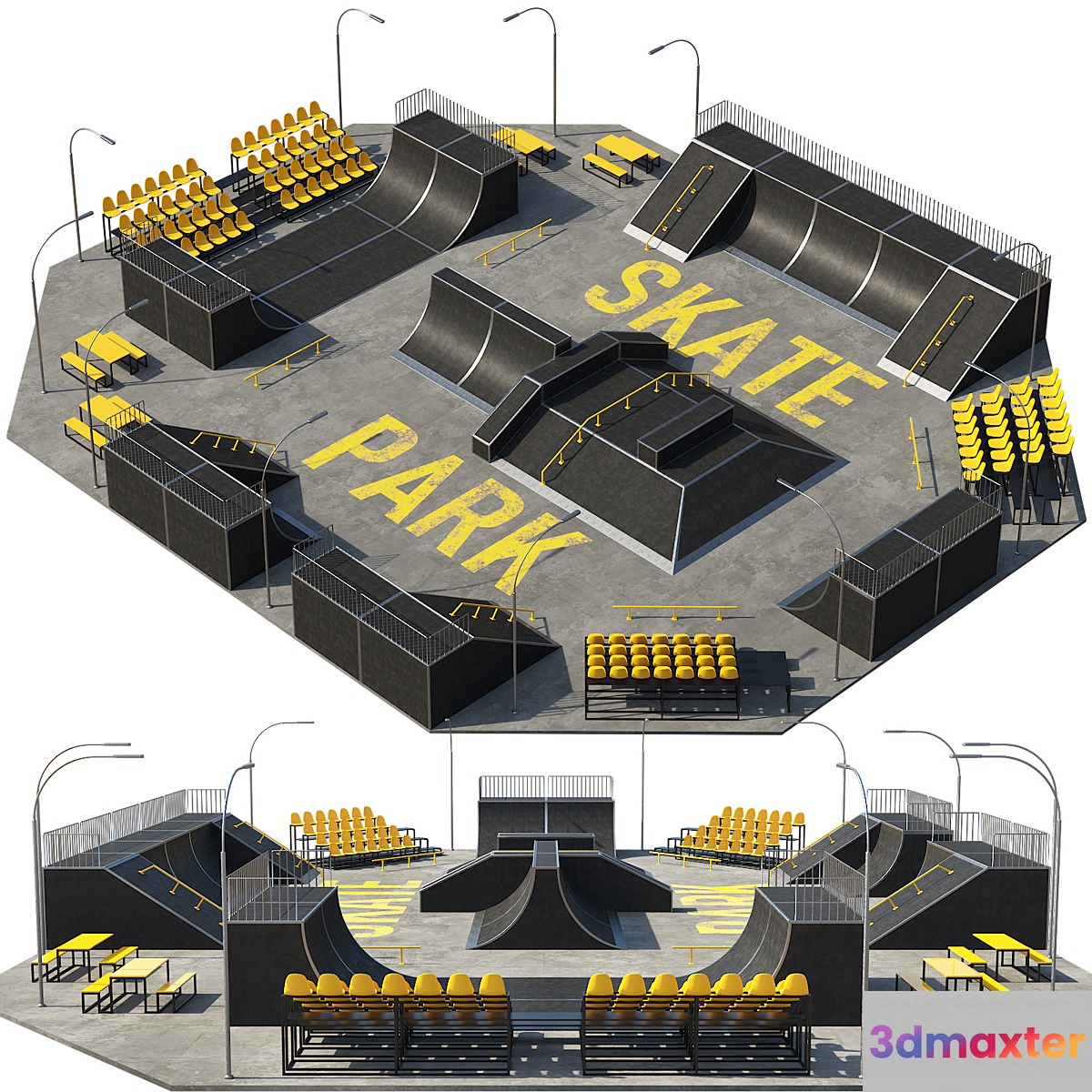 Skate park - No.2 3D Max