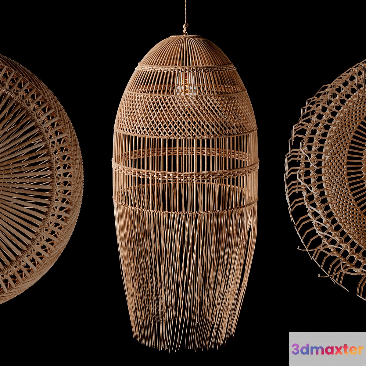 Hanging chandelier No. 10 3D Max