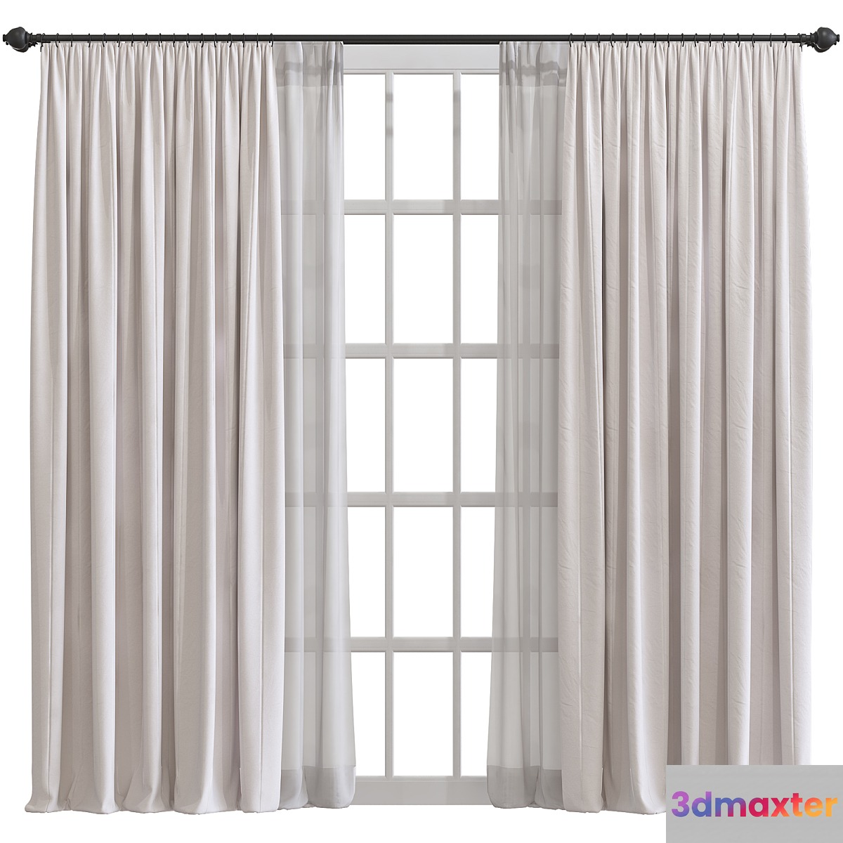 Curtain #608 3D Max