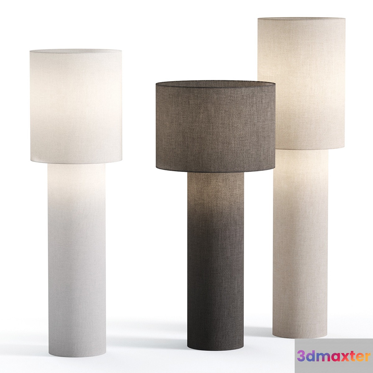 Foscarini for Diesel Pipe Floor Lamps - No.3 3D Max
