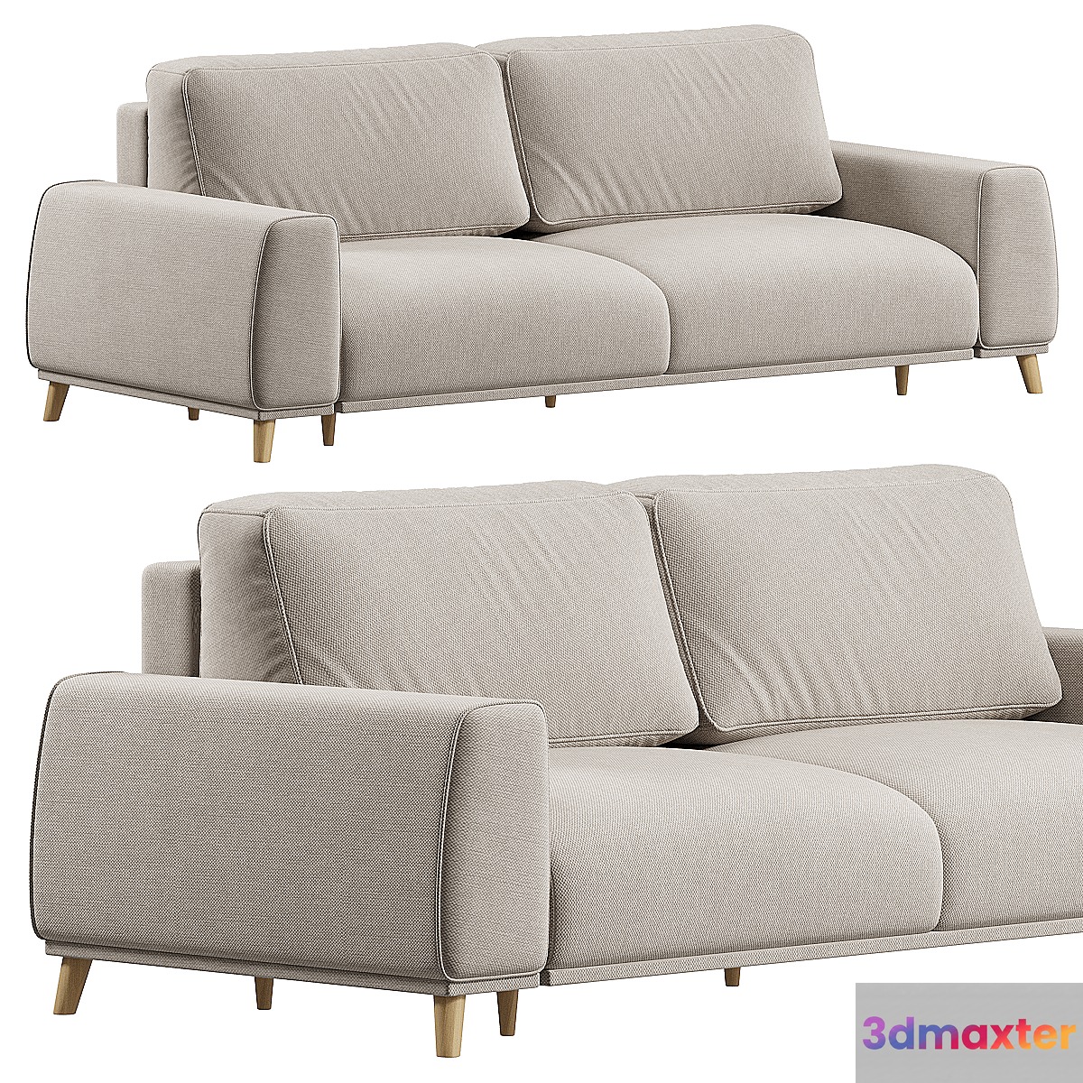 Laronso Sofa Laronso Soft Latte 3D Max