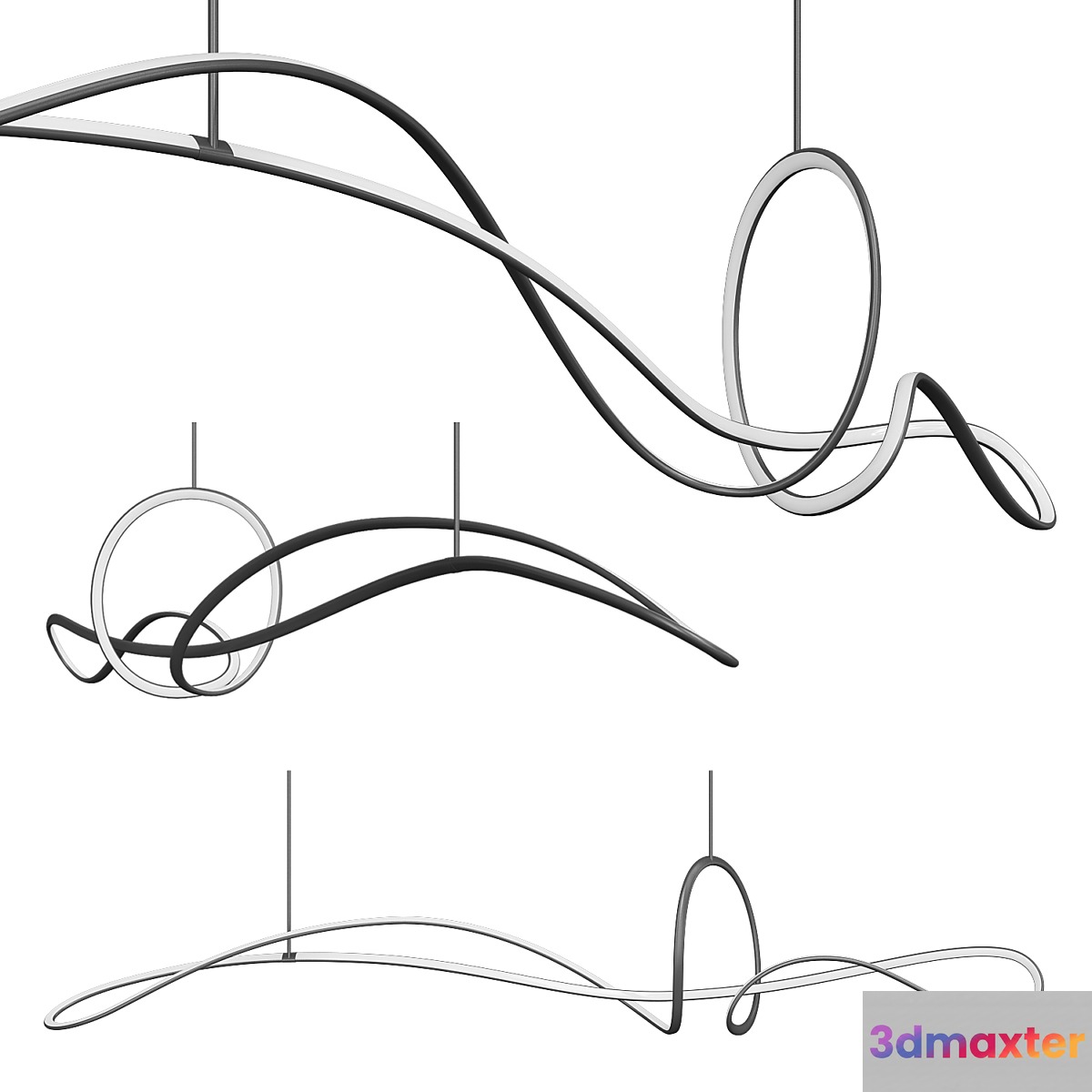 Modern Home Chandelier 3D Max