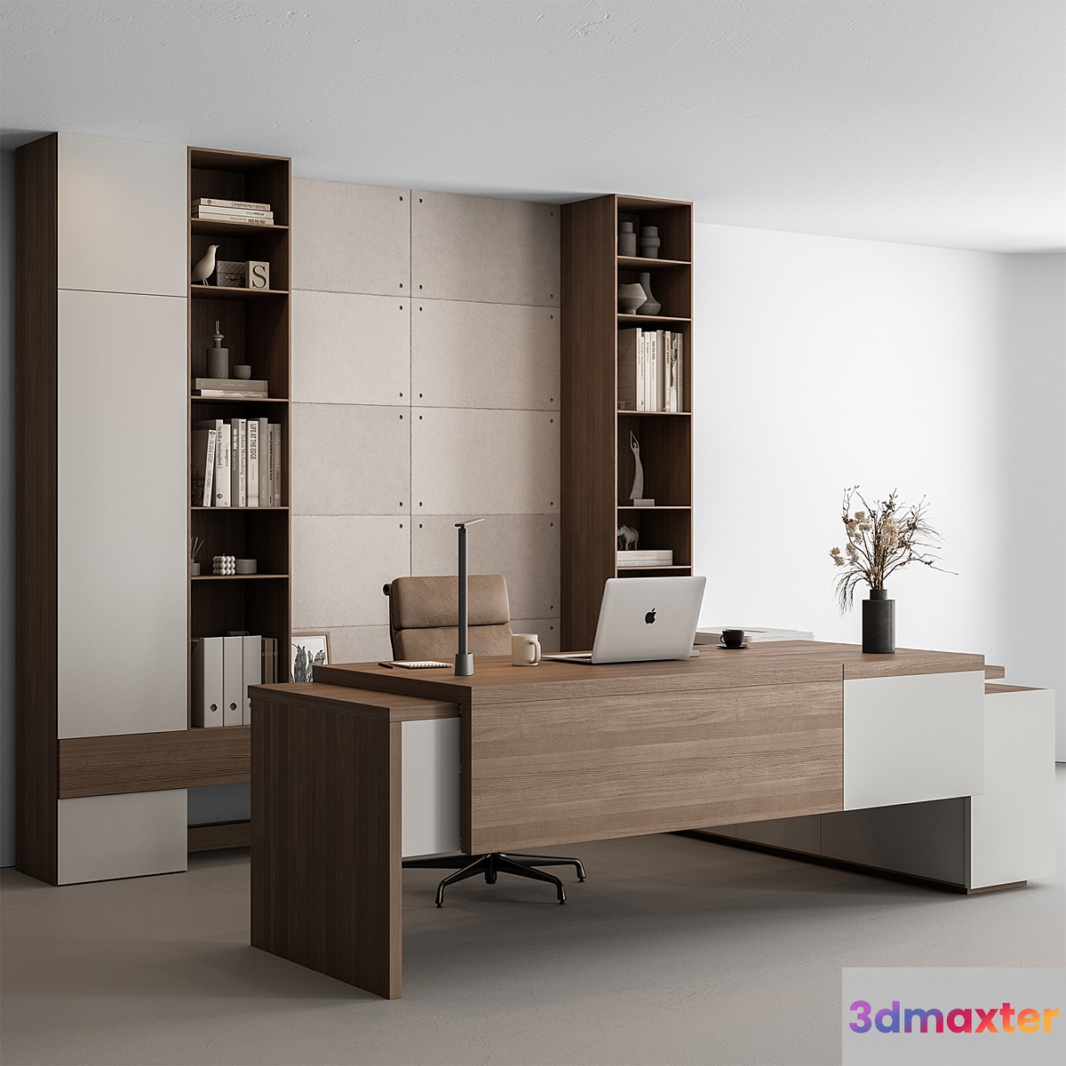 Boss Desk - Office Furniture 525 3D Max