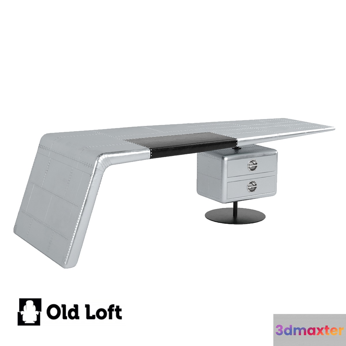 OM Desk Wing with Stand in loft 3D Max