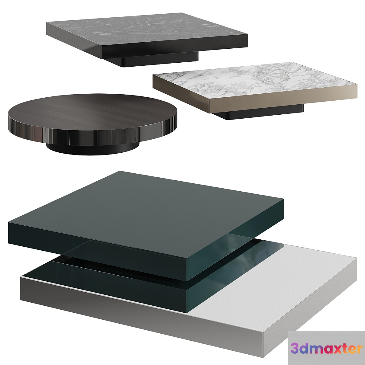 Minotti Solid Steel - No.2 3D Max