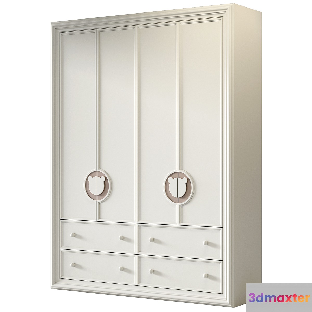 RJ kids wardrobe Winnie 3D Max