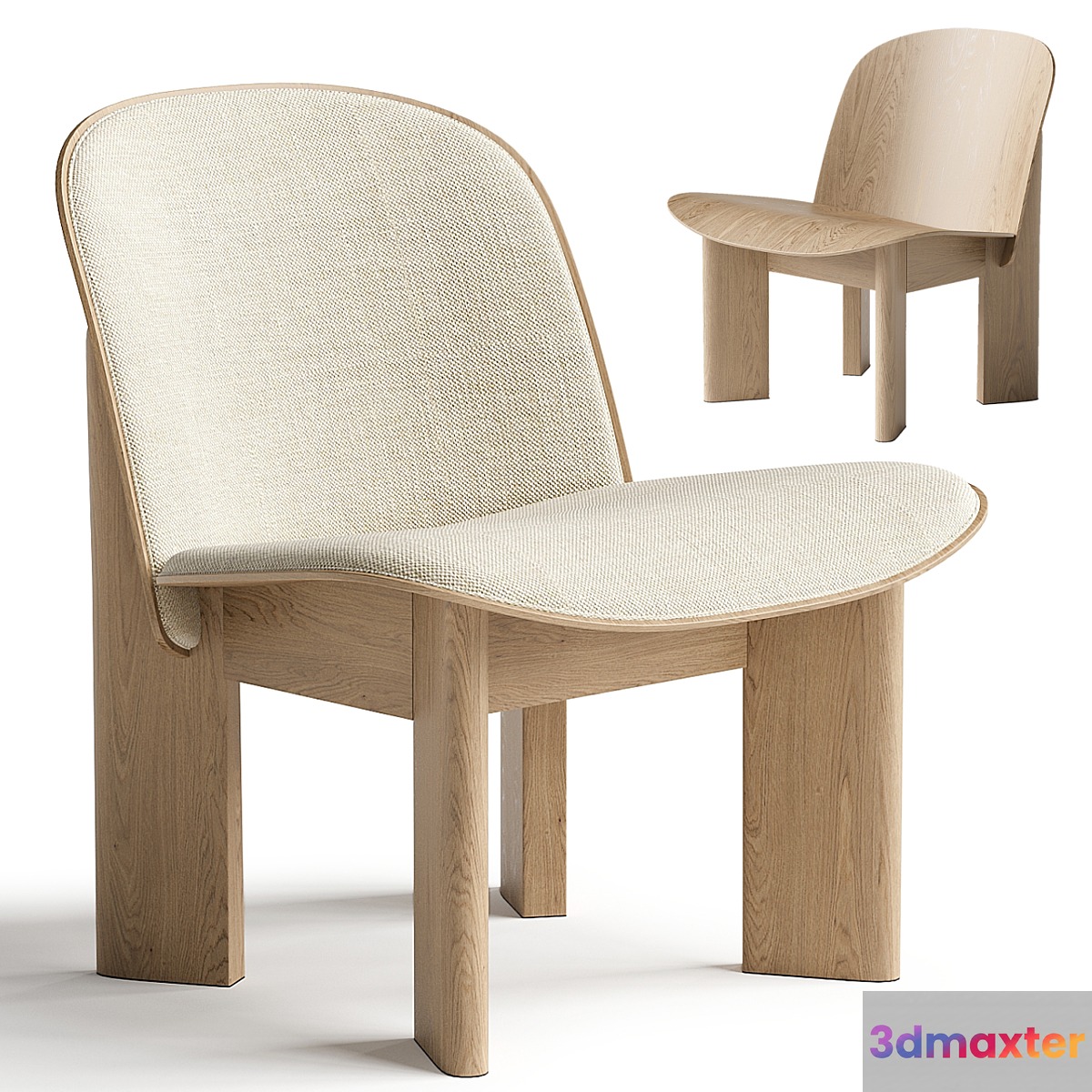 Chisel Lounge Chair - No.2 3D Max