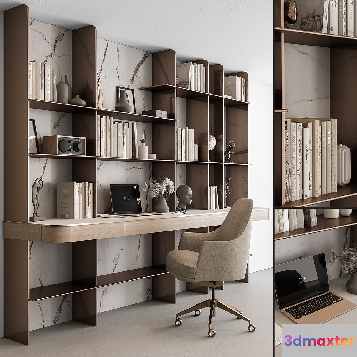 Home Office - Office Furniture 522 3D Max