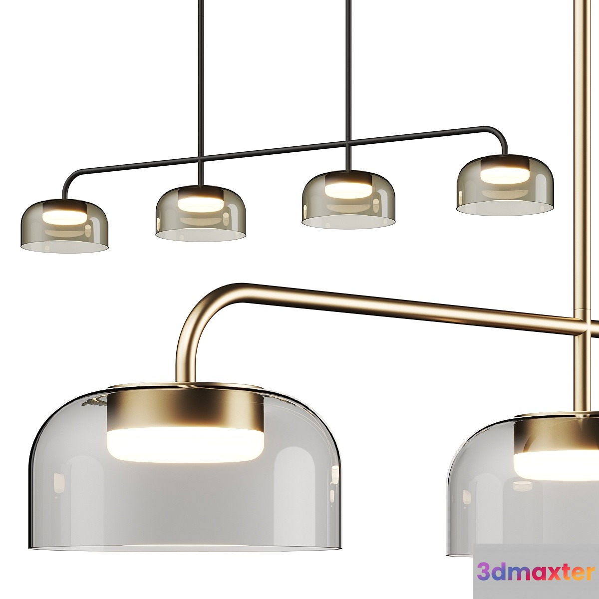 Aromas del Campo Ipon Linear Pendant Lamp 3D Max