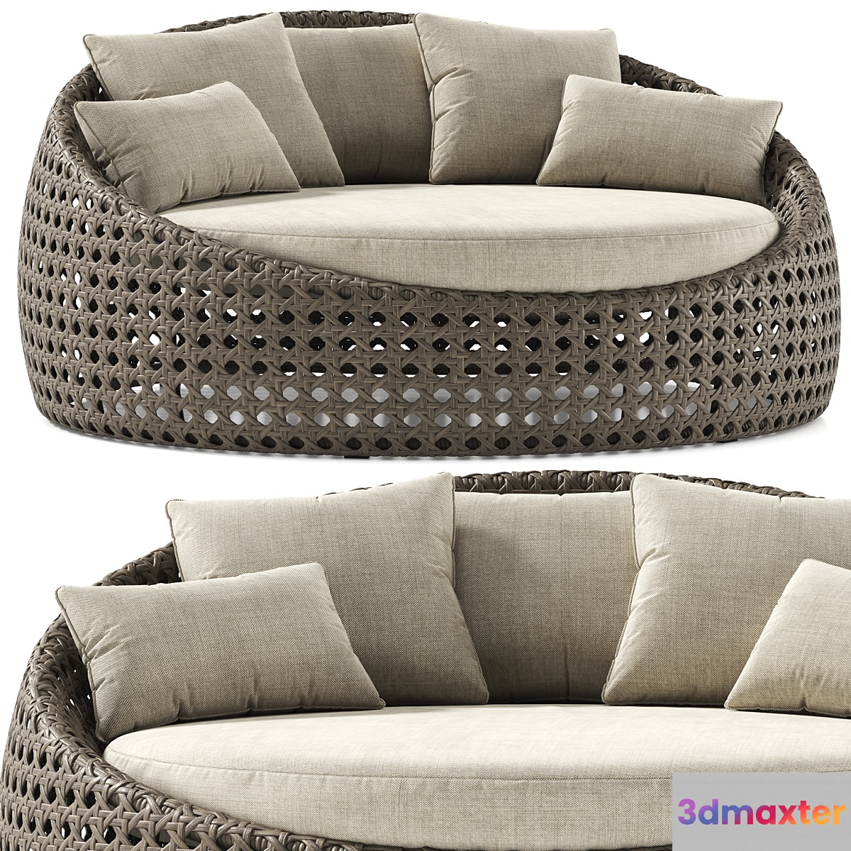 St Martin Daybed 3D Max