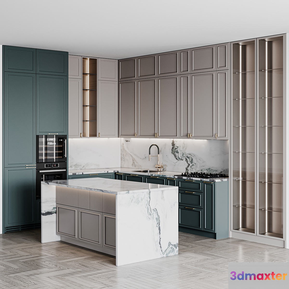 kitchen Neoclassic271 3D Max