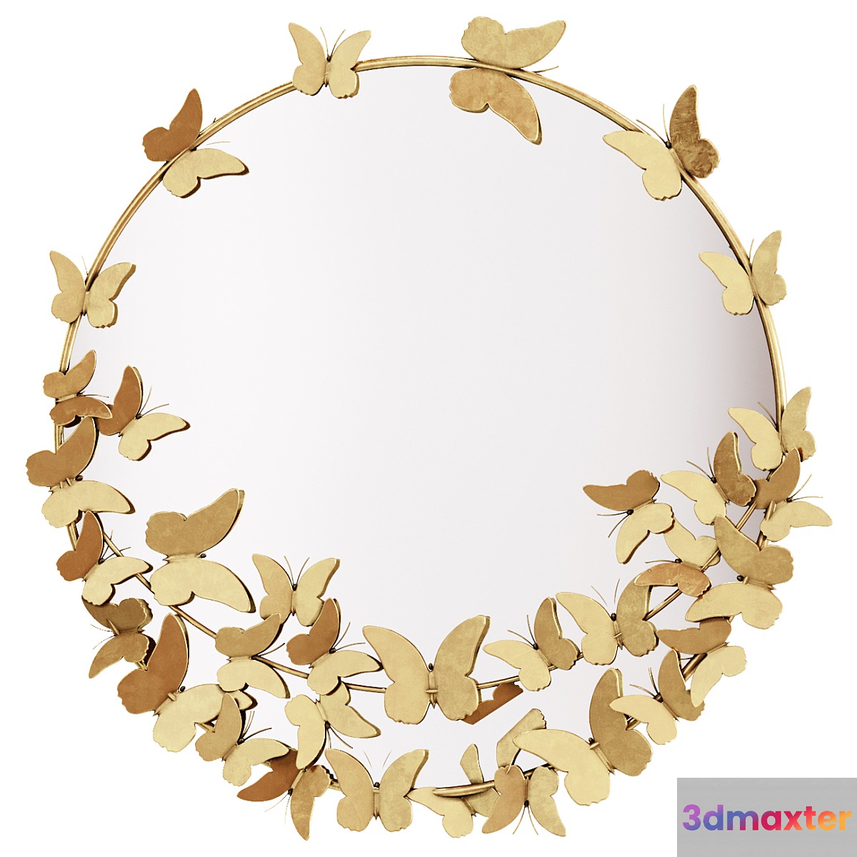 Mirror 662688 butterfly 3D Max
