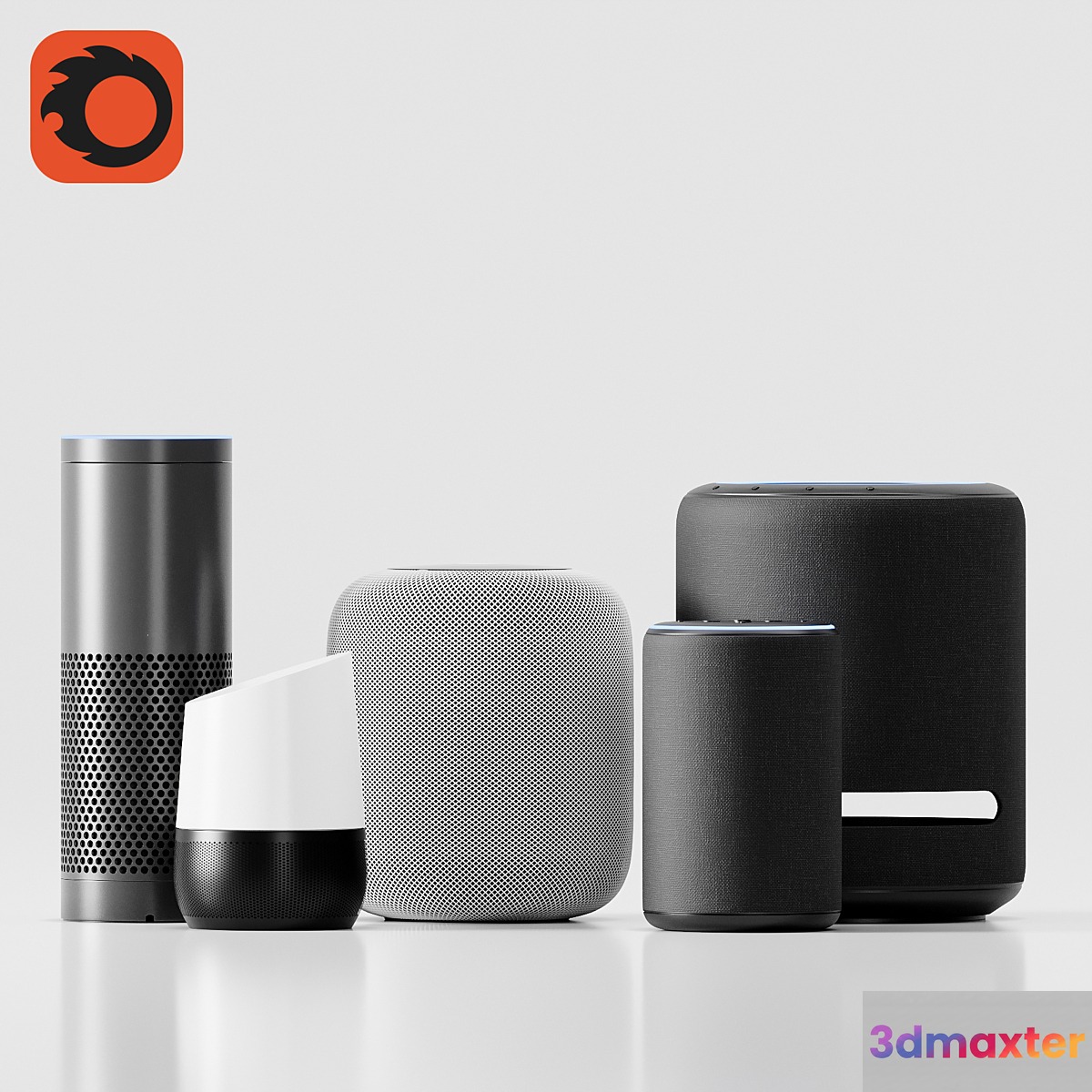 Home_speakers 3D Max