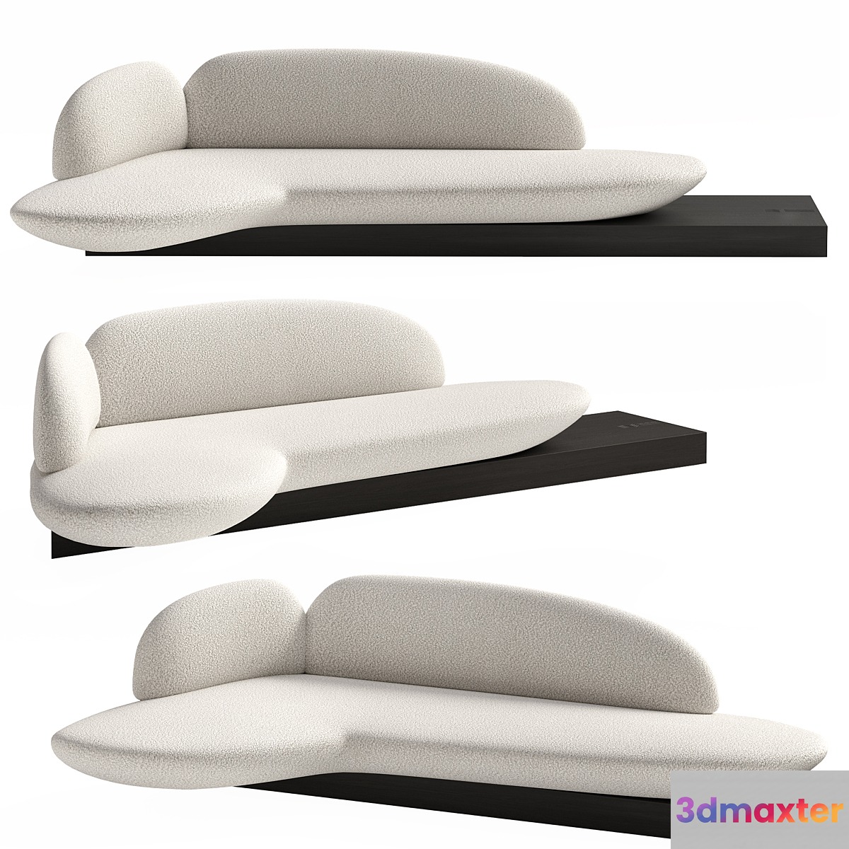 Origin large sofa by Jimmy Delatour - No.2 3D Max