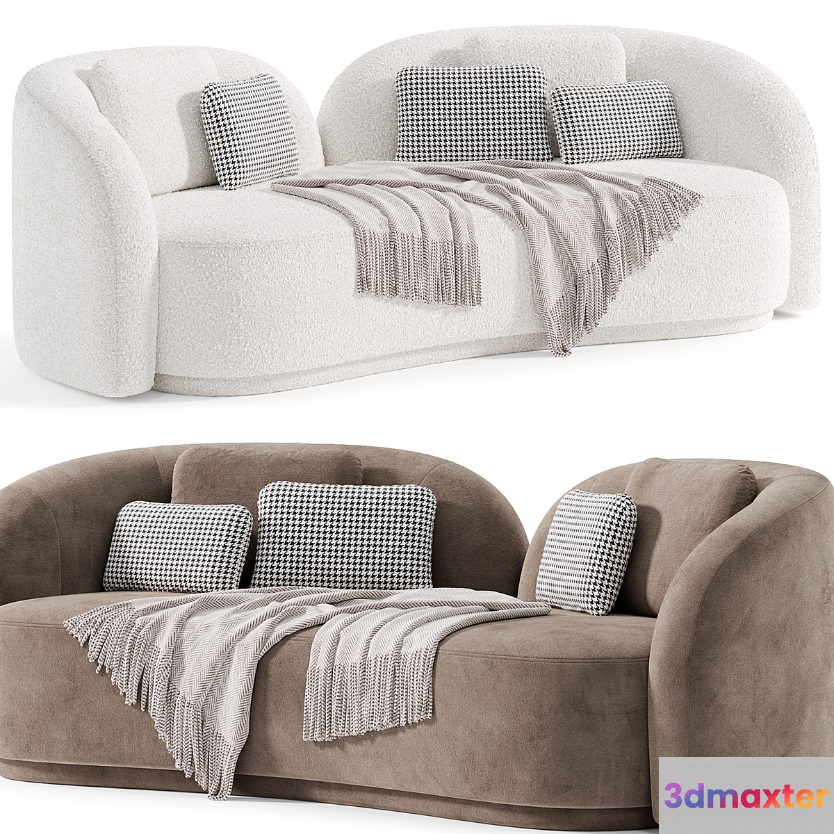 Moshi Canape Sofa by Bruno Moinard Editions 3D Max