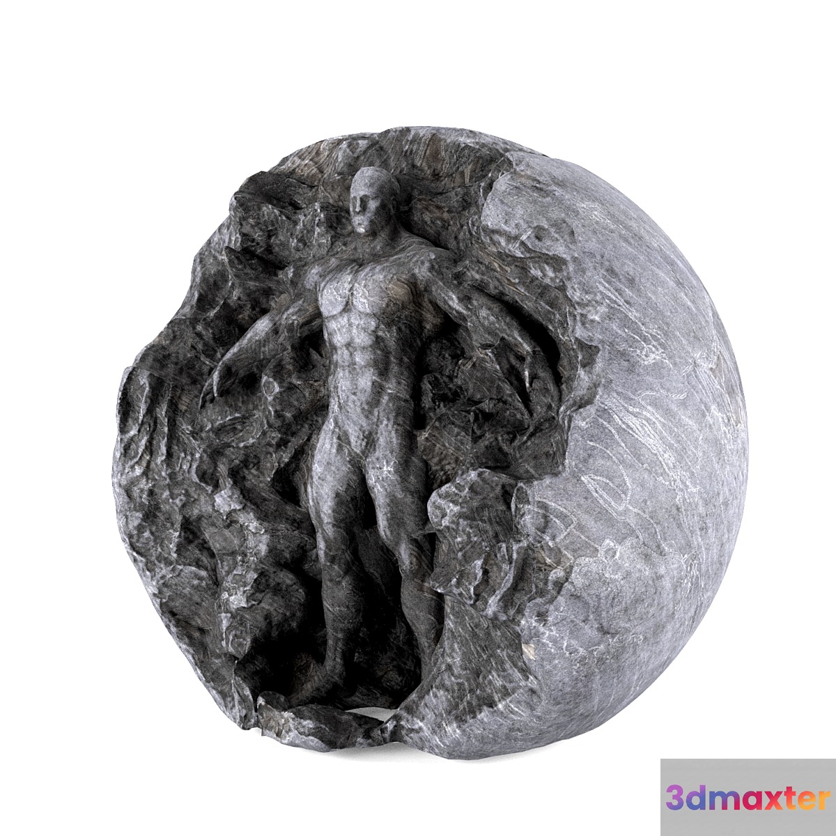 Stone - No.8 3D Max