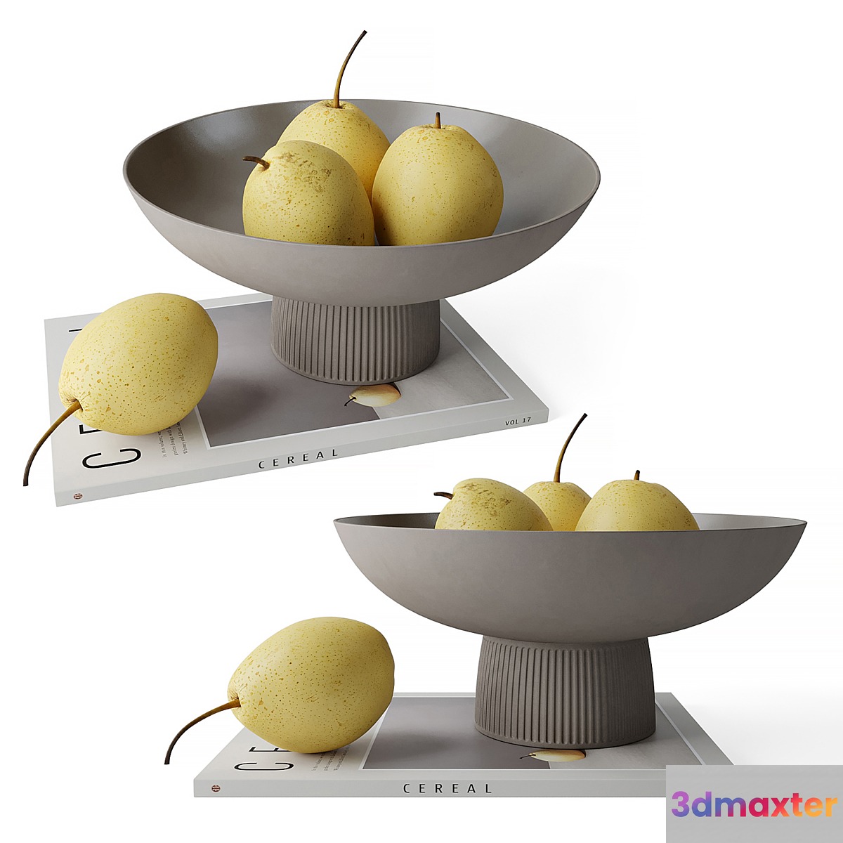 Poets Dream Fruit Bowl 3D Max