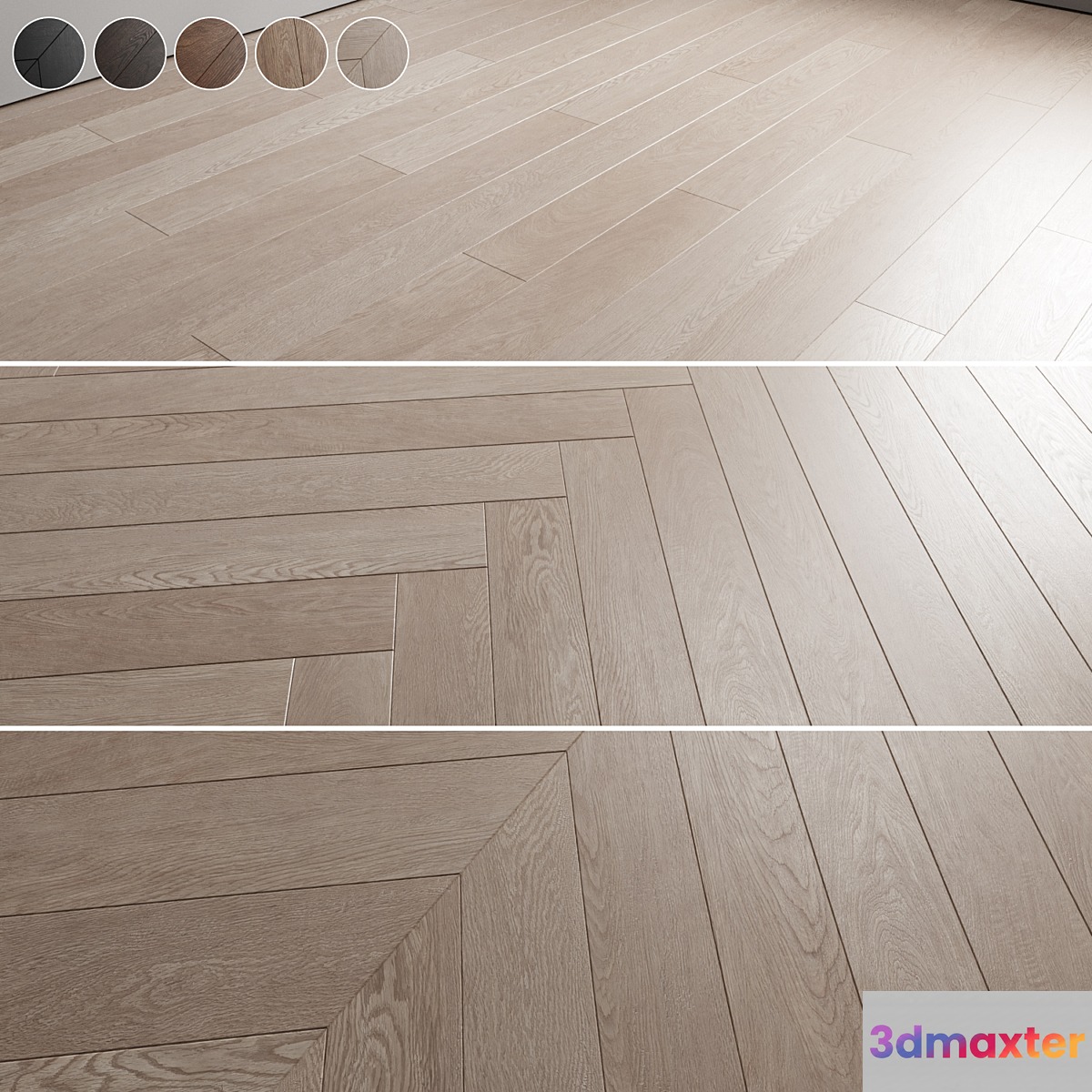 Oak Floor 059 3D Max