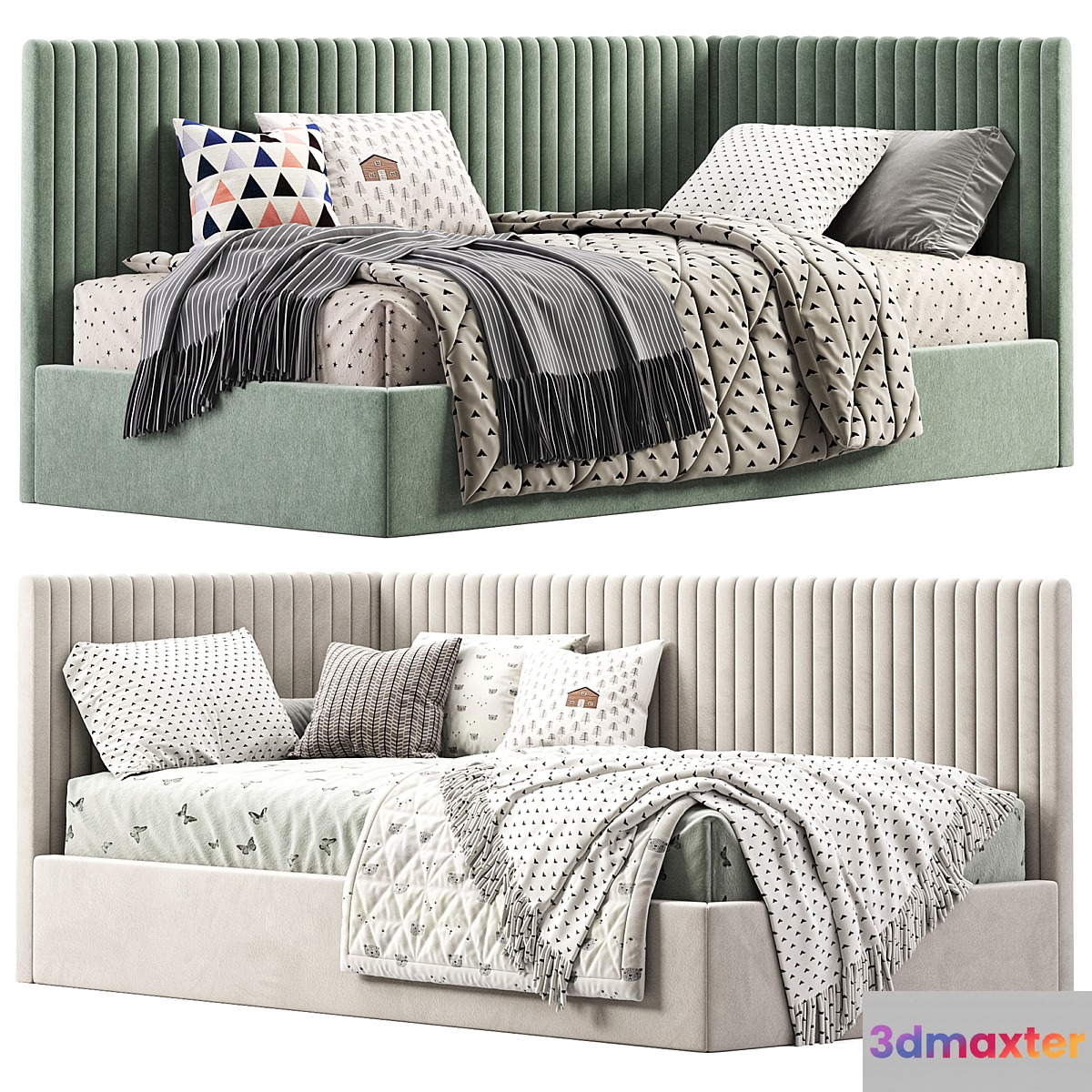 Bed Denny kids 3D Max